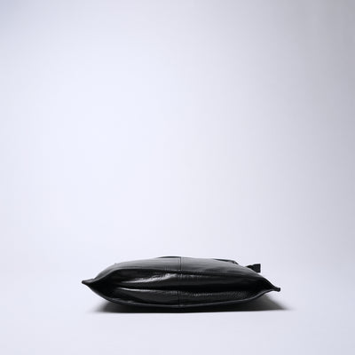 ＜リアルマインド ブラックレーベル＞フィッカ 薄マチトートバッグ/ブラック