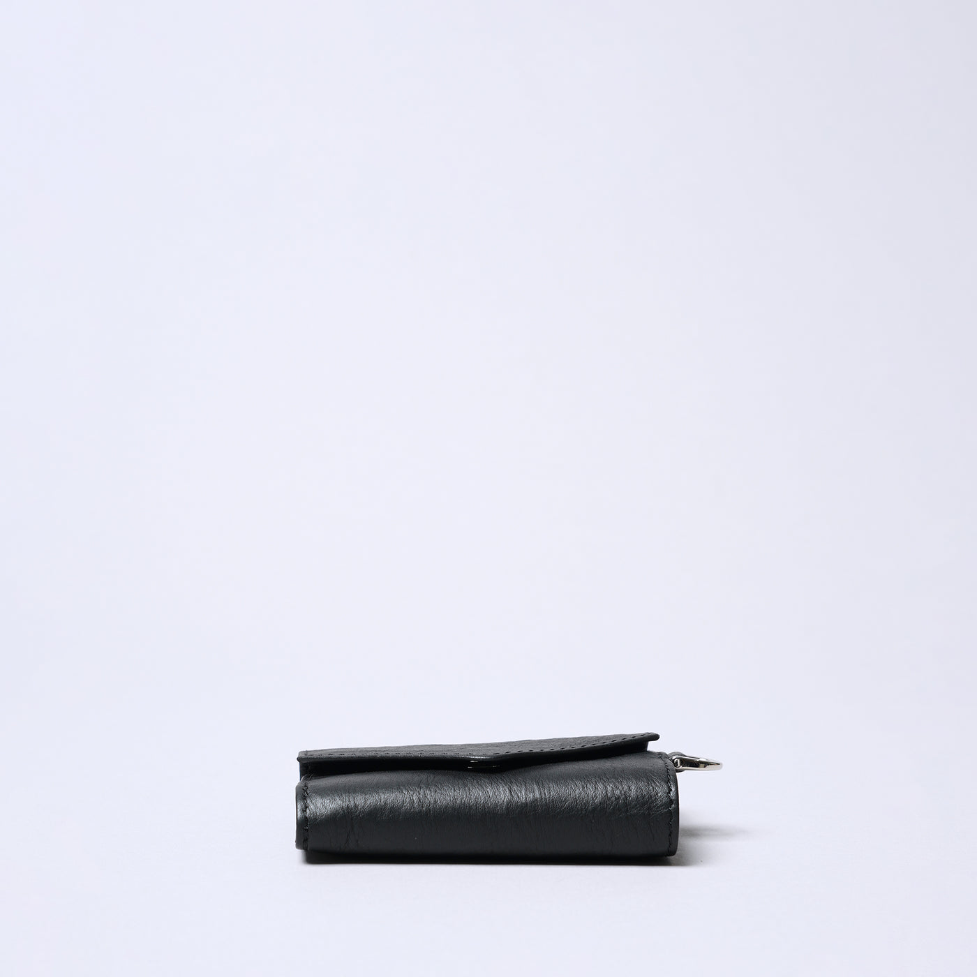 <SENTI FLATTER THE SENSES> Super Lightweight Dyneema Leather Tri-Fold Wallet x Keel Collab / Black