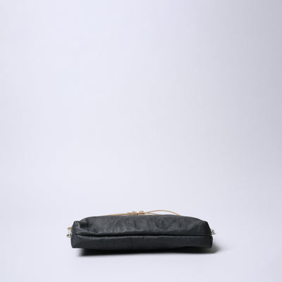 超輕量Dyneema皮革 兩用型隨身包/黑色