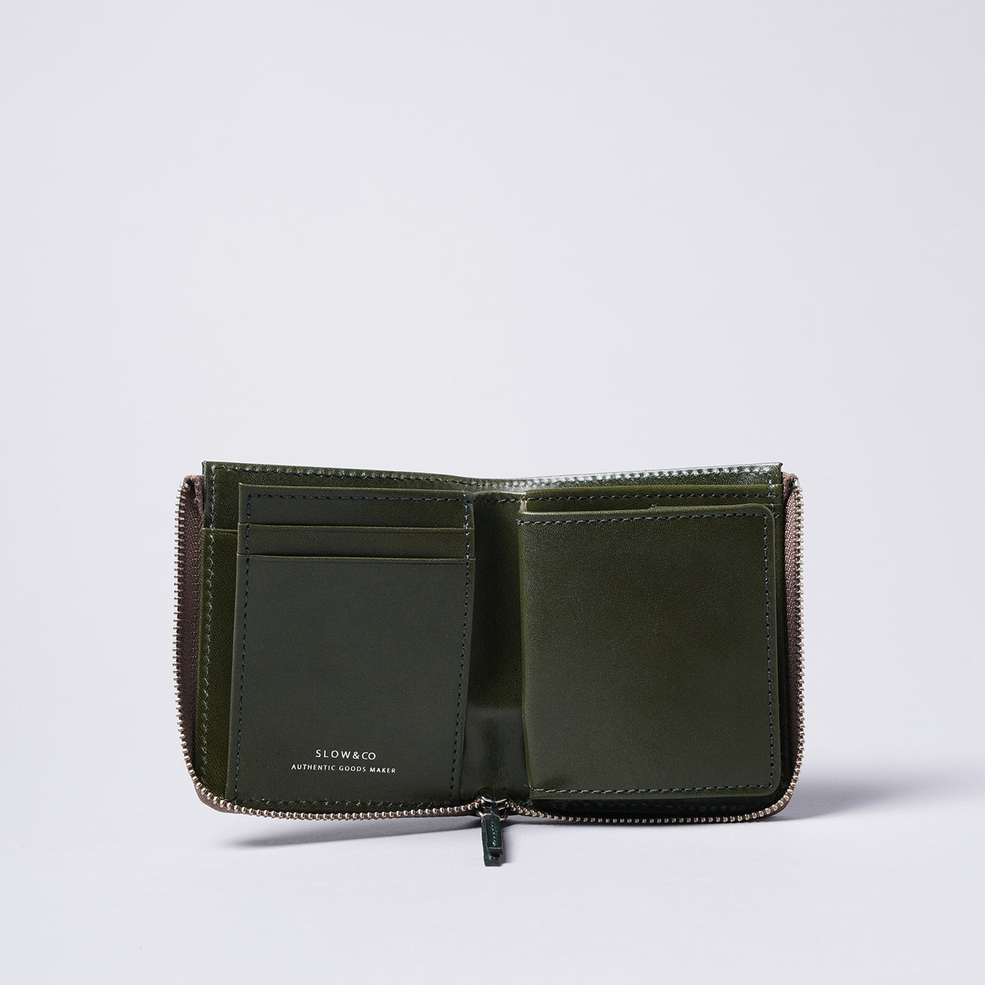 ＜SLOW＞bridle -Lzip short mini wallet-/駱駝色