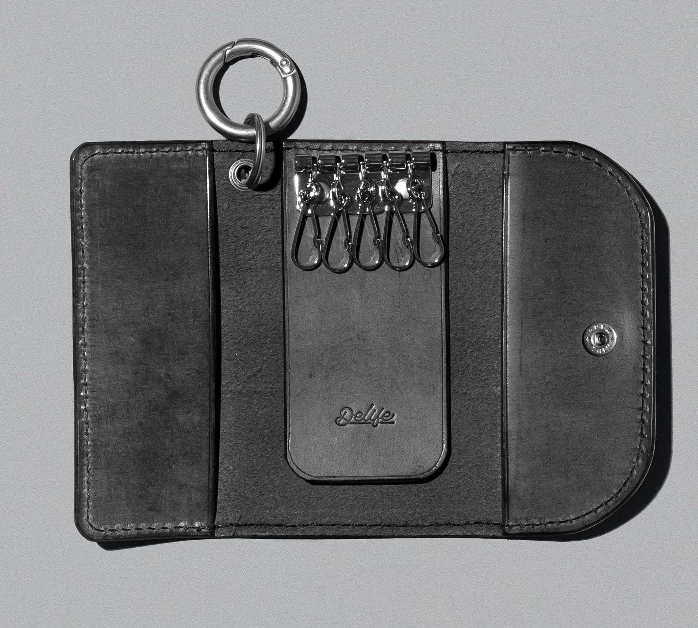 ＜delife＞Smooth Key Case/Grey