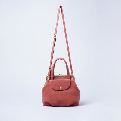 ＜キソラ＞トミー 口金ミニトート ショルダー/BLK (ブラック)