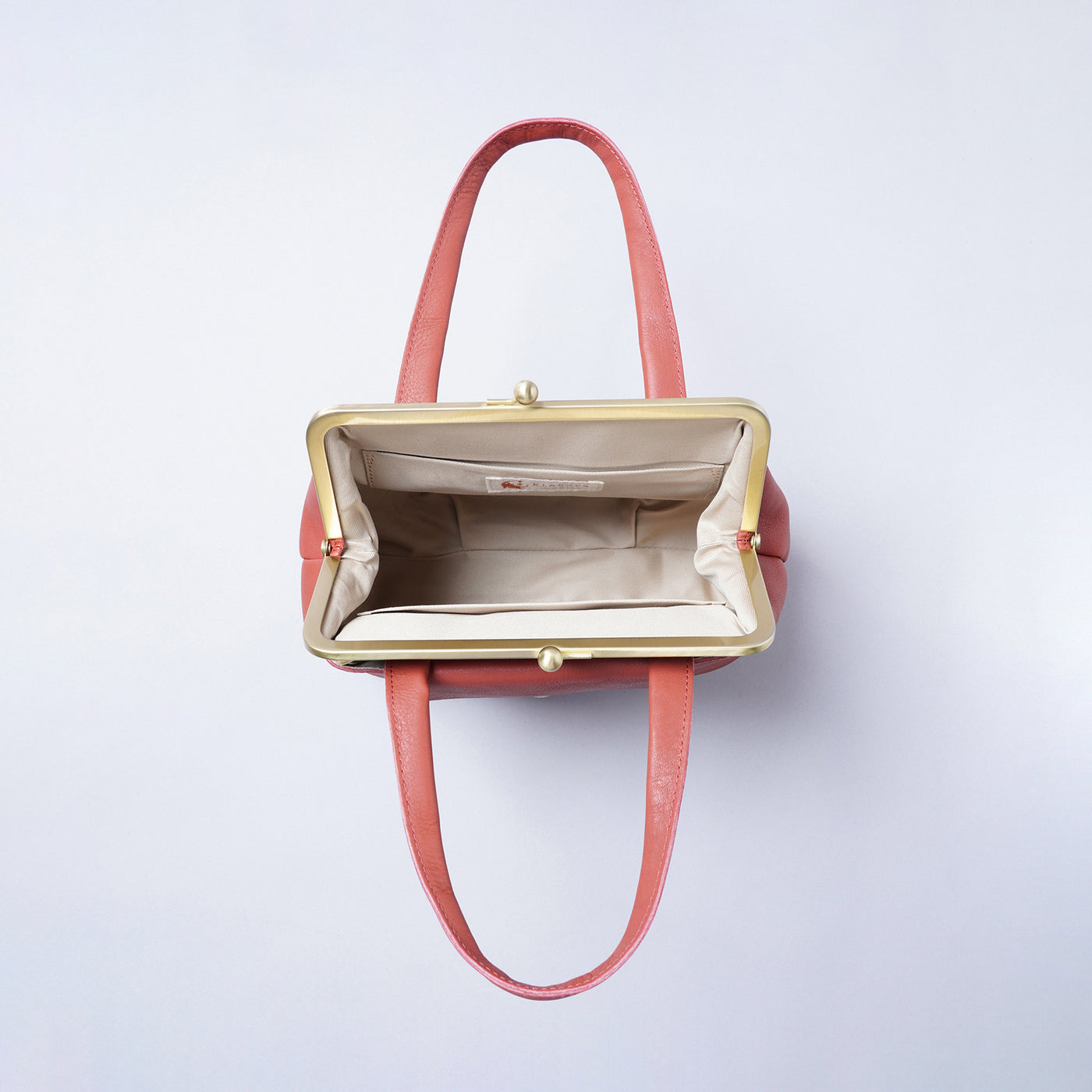 ＜キソラ＞トミー 口金ミニトート ショルダー/BLK (ブラック)