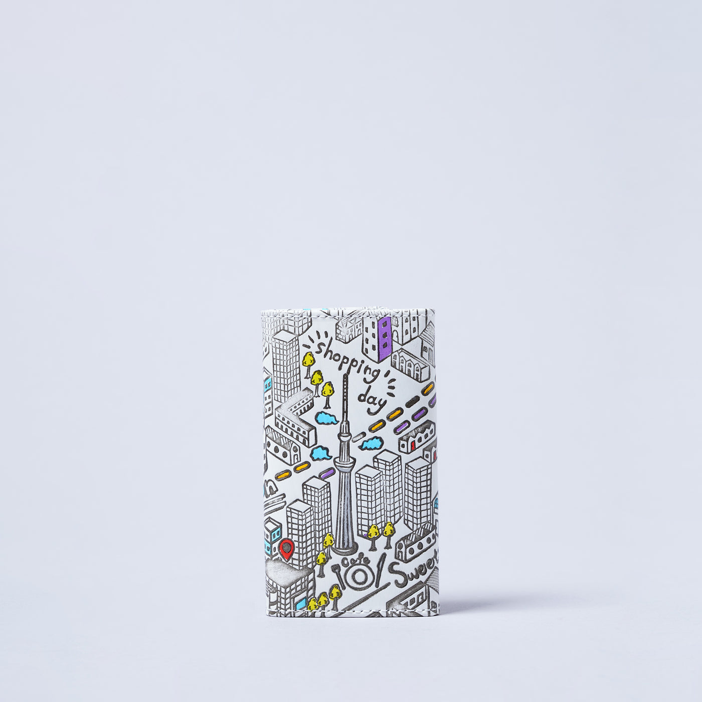 <kissora> Yuzen Bunko Key Case / TOKYO (White)