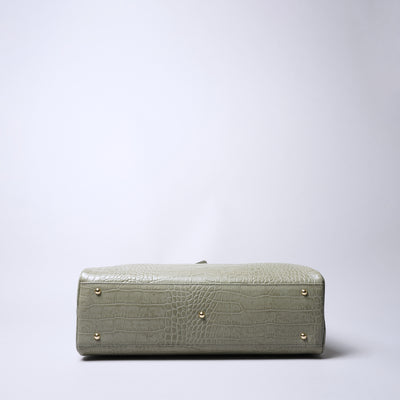 ＜レグ＞クローマ A4トートバッグ/ブラック