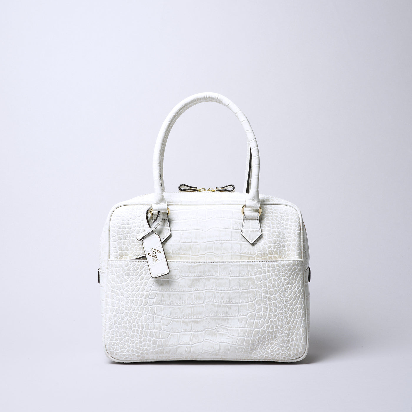 ＜レグ＞クローマ A4 2wayトートバッグ/ホワイト