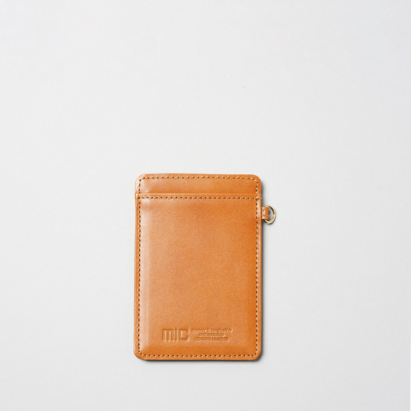 <mic> Pass Case / Camel