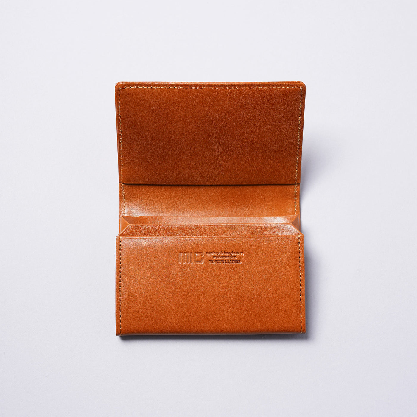 <mic> Business Card Holder with Gusset / Green