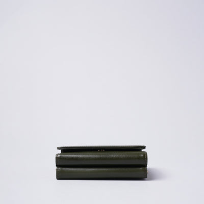 <mic> Kiss Lock Tri-fold Wallet / Green