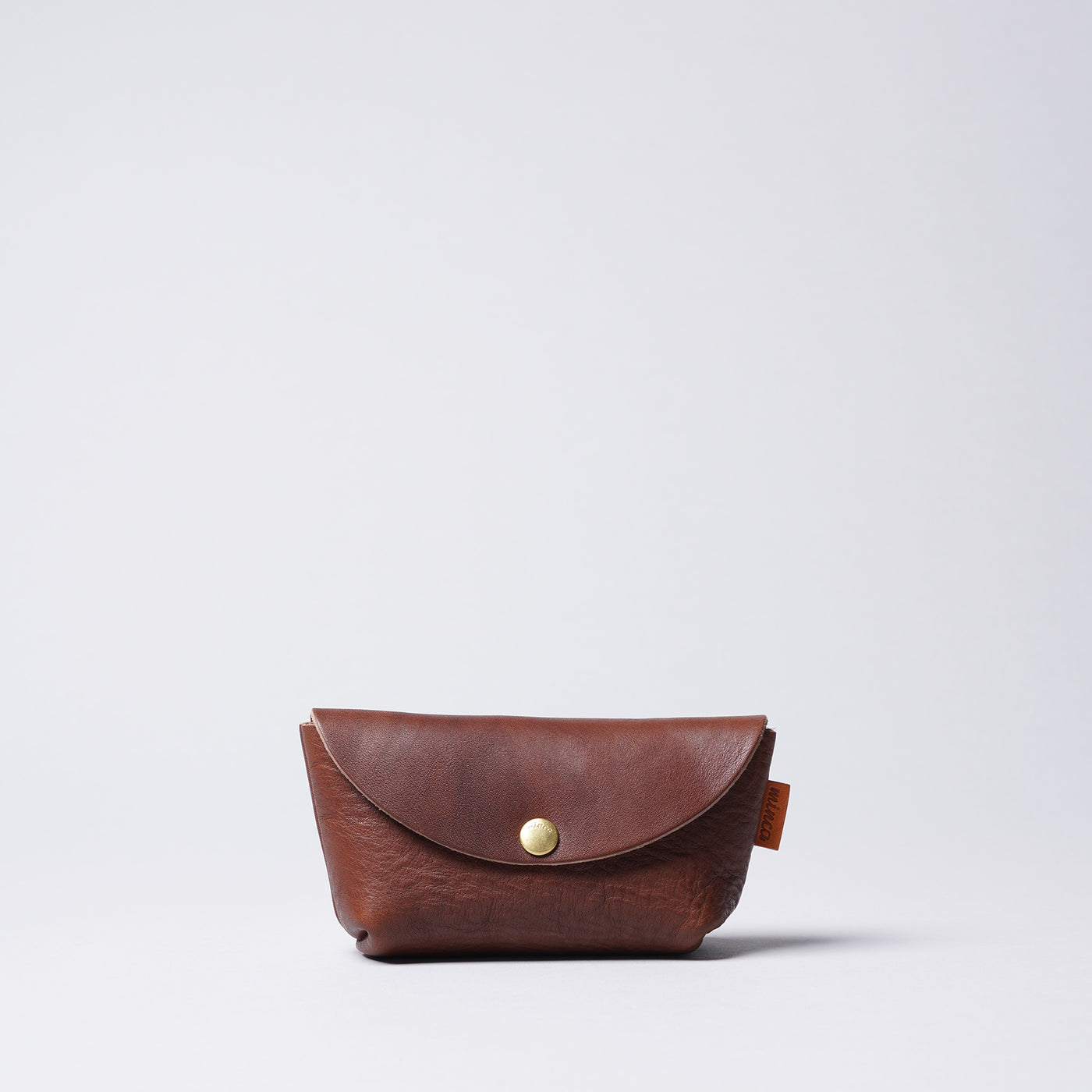 <minca> Leather Pouch 02/ S / Tan