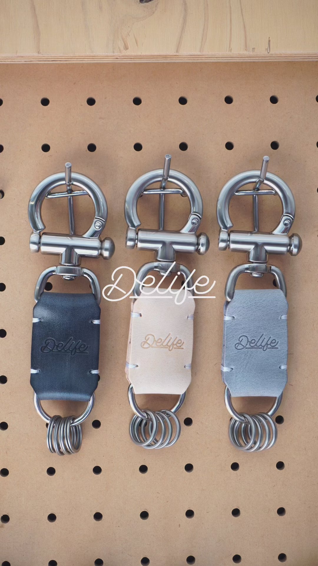 ＜delife＞Keyring01/Natural