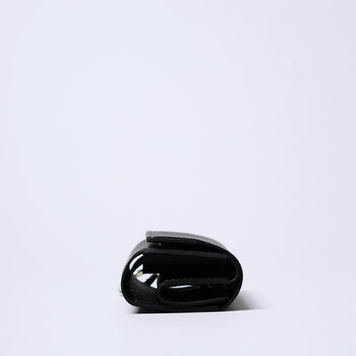 ＜スガタ＞三つ折り財布｜差異の整頓/ブラック