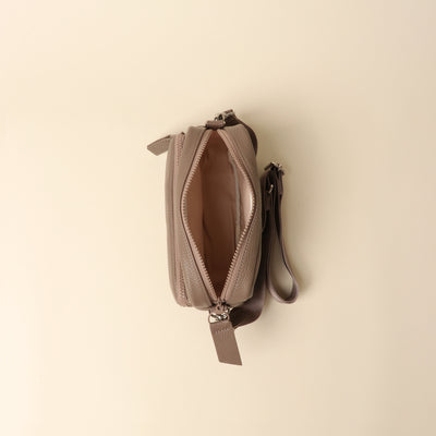 <itten-itten> Leather mini shoulder bag / pink