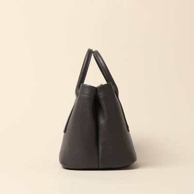 <itten-itten> Leather mini tote / terracotta