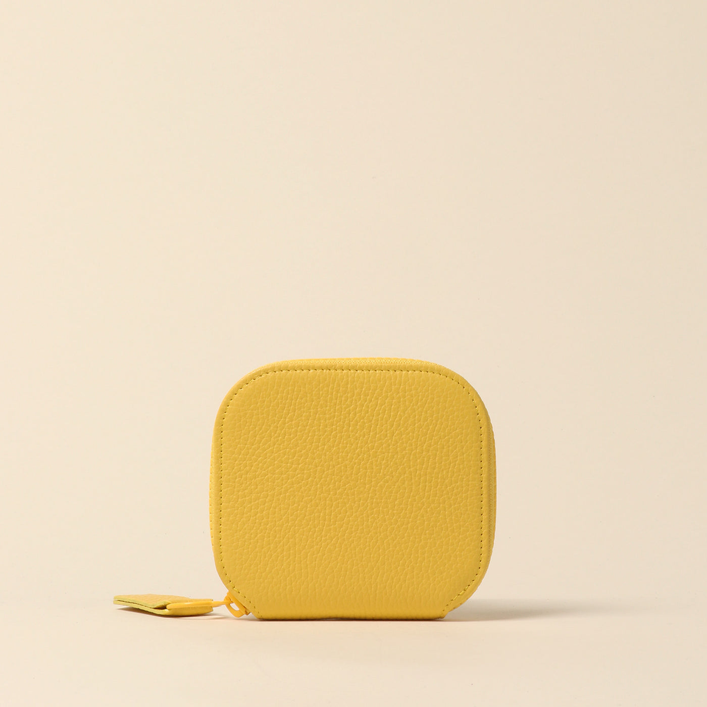 ＜itten-itten> Round Mini Wallet / Yellow