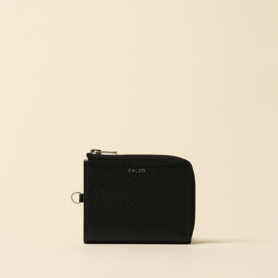 <CALDO tokyo japan> CROSSOVER Pocket Wallet / Black Gray