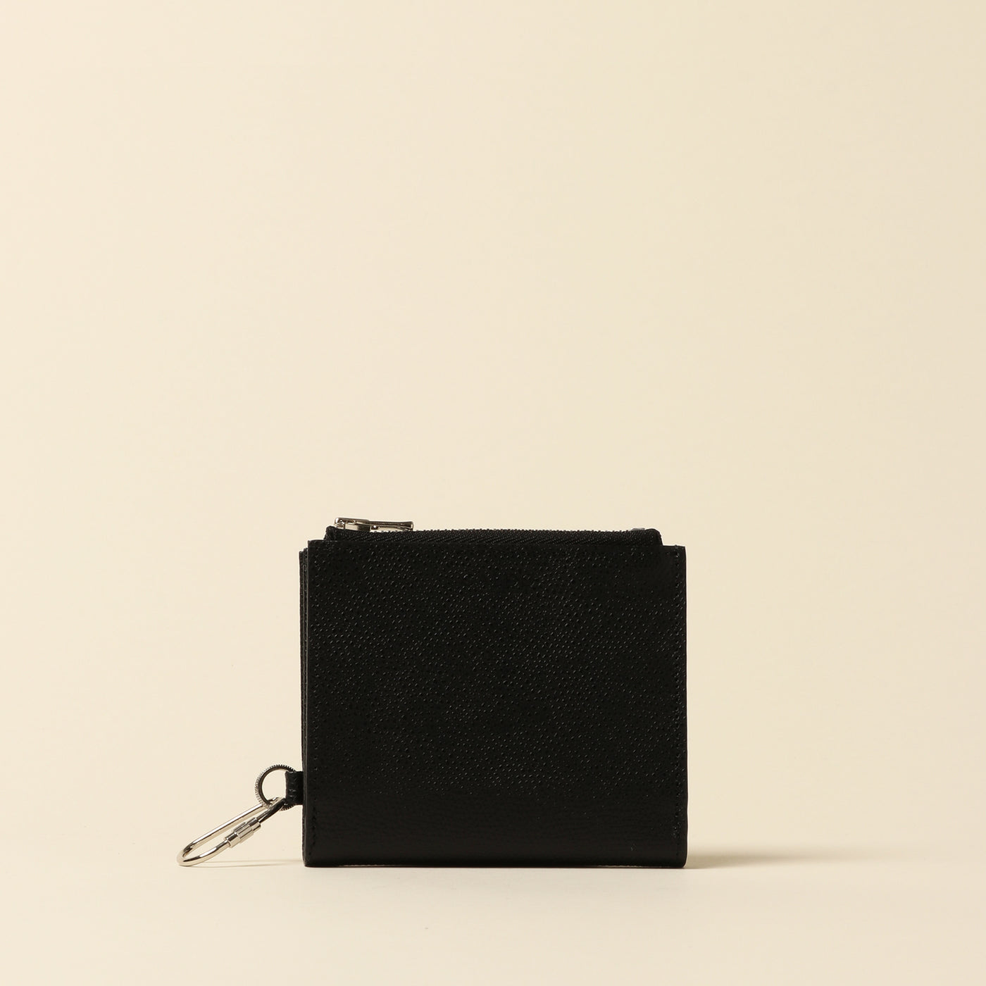 <CARDOTOKYO JAPAN> Opthional Ring Zip Mini Wallet / Black