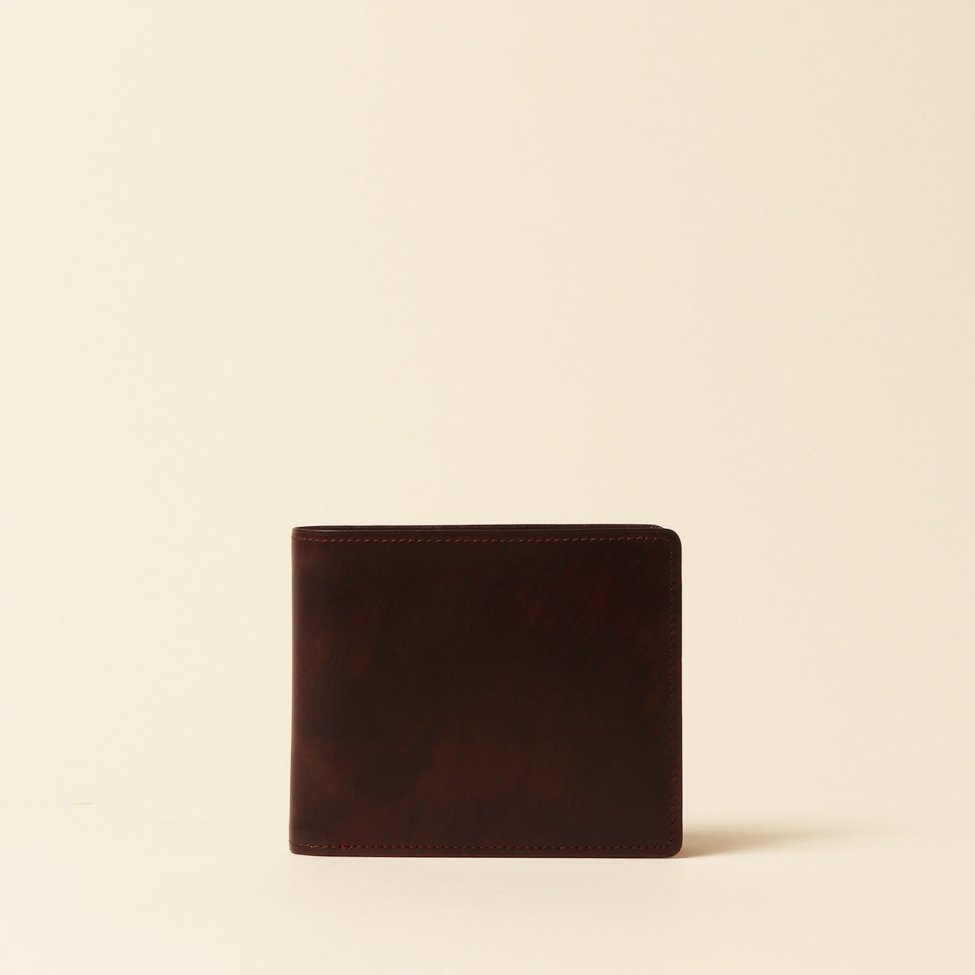 ＜CYPRIS＞ Cirasagi Leather 二折錢包 / 棕色