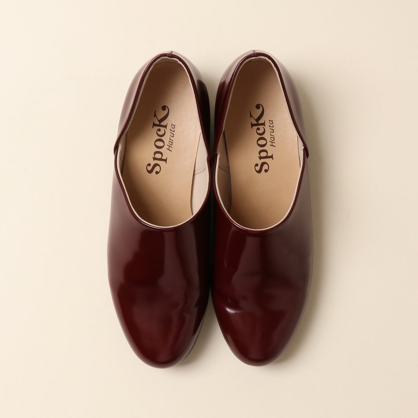 <HARUTA> Spock shoes, smooth material/black