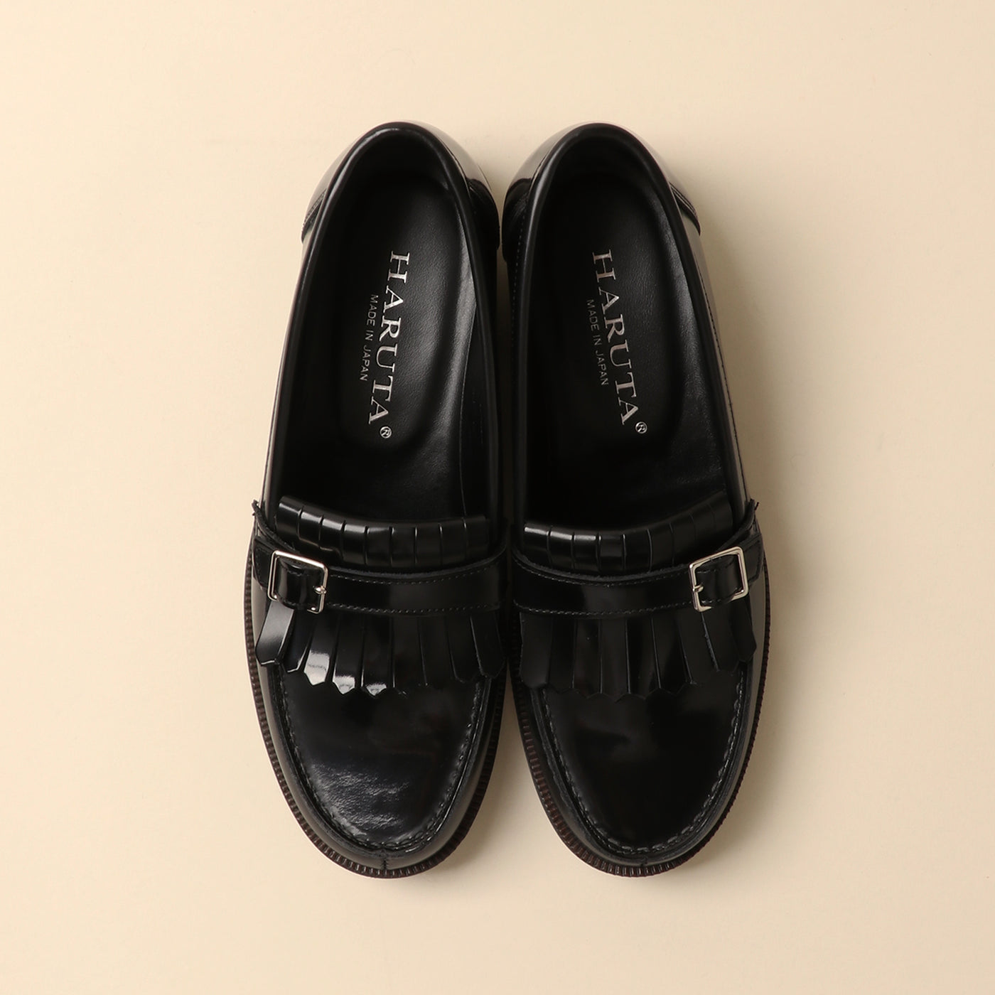 <HALTA> Casual quilted loafer / black