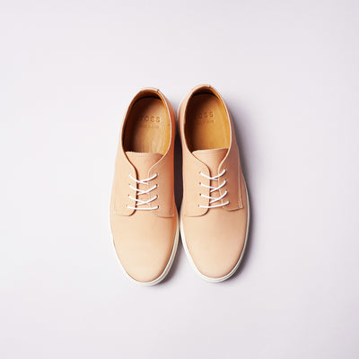 <TOSS> Bath Bath Lace-up Leather Sneaker Tochigi Tanned Leather / natural