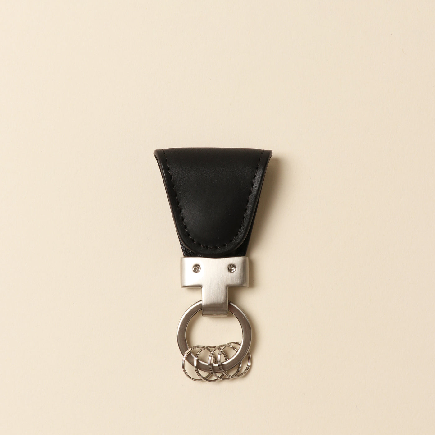 ＜VINTAGE REVIVAL PRODUCTIONS> Key clip oiled leather, blue