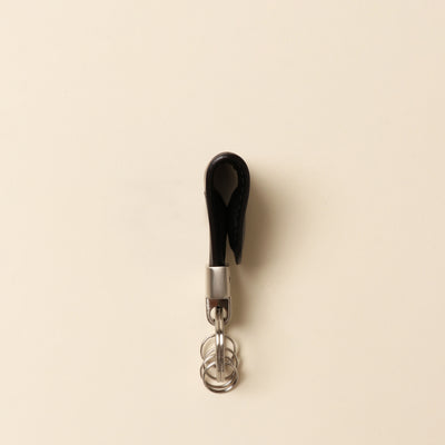 ＜Vintage Revival Productions key clip oiled leather, wine